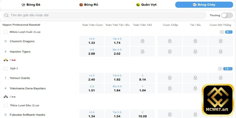 Cá cược bóng chày tại MCW67 kịch tính từng khoảnh khắc 5 Cách tham gia cá cược loại hình bóng chày rất đơn giản