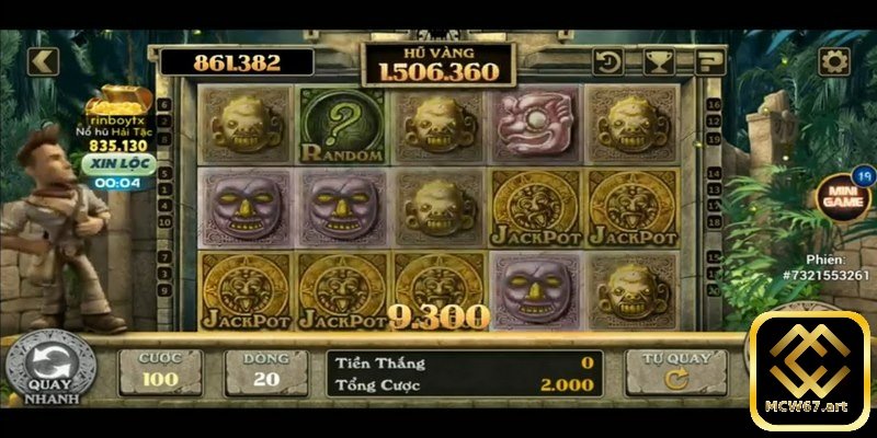 Vòng quay nổ hũ rừng rậm miễn phí là phần thưởng đặc biệt