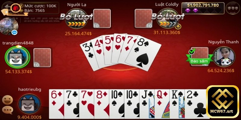 Sâm lốc online và tips đánh bài hay cực dễ thắng lớn 3 Đánh dây ở cuối dễ thua lớn sâm lốc online